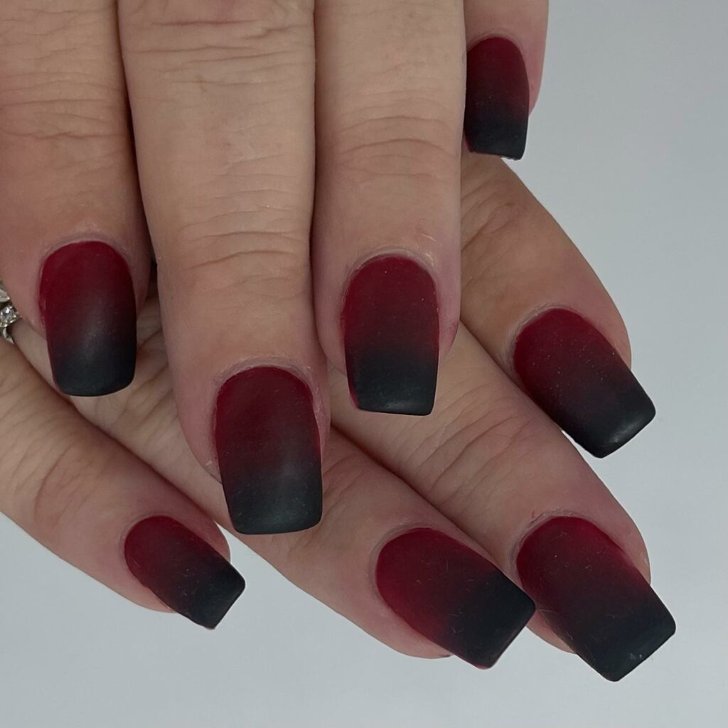 Go Bold with 40 Red Coffin Nail Designs in 2024 49 The Elegance of Matte Red