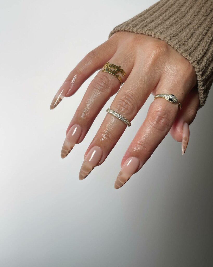 30 Latest Snake Nail Designs To Try In 2024! 31 Snake Skin French Nails