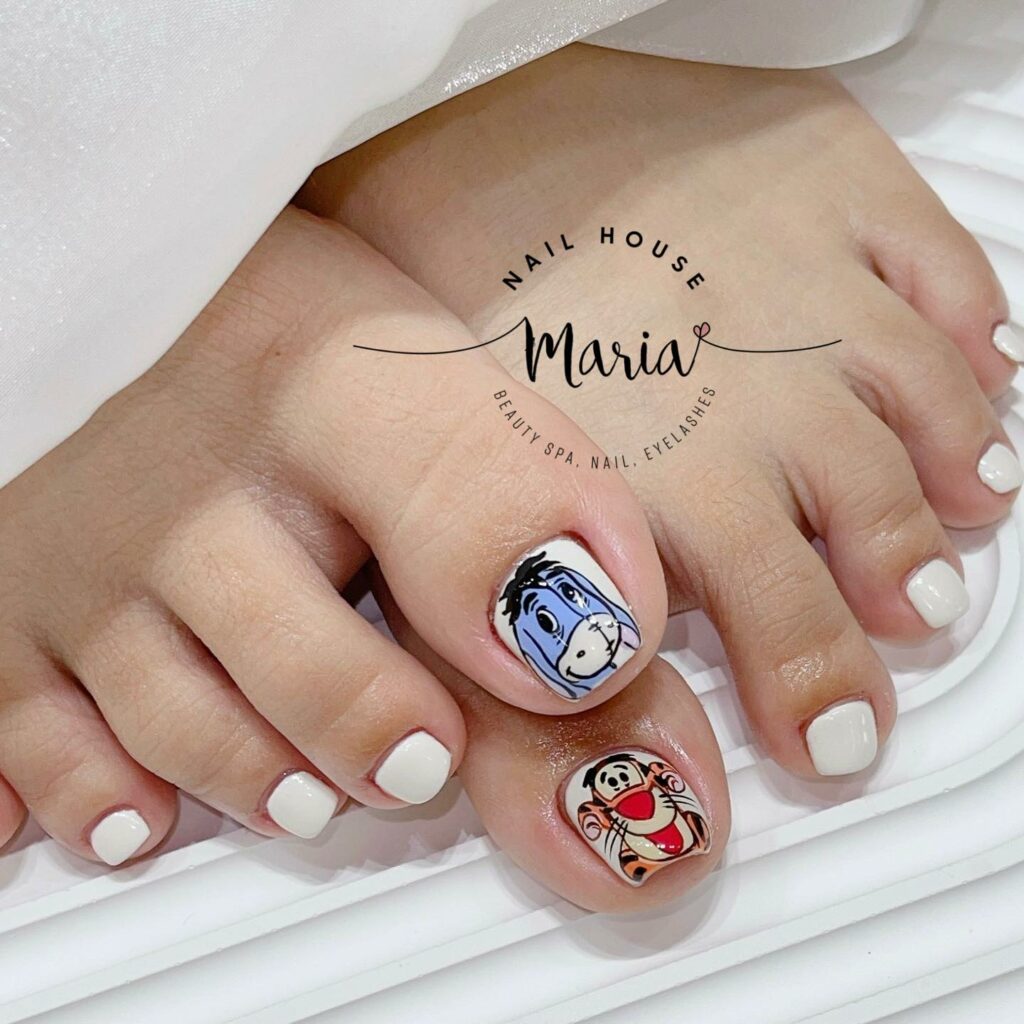 15 Latest Disney Pedicure Designs To Try In 2024! 17 Tigger Pedicure