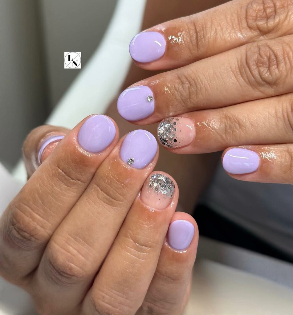 Discover 35 Lovely Lilac Nail Designs to Try in 2024 43 Single Gem