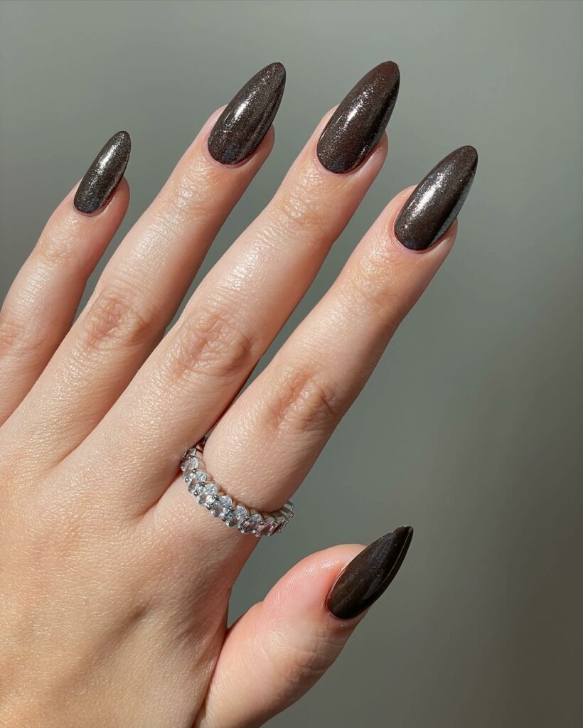 20 Latest Chocolate Glazed Donut Nail Ideas To Try In 2024! 22 Dark Chocolate Glazed Nails