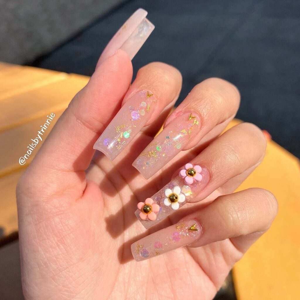 40 Tapered Square Nail Designs You'll Love! 14