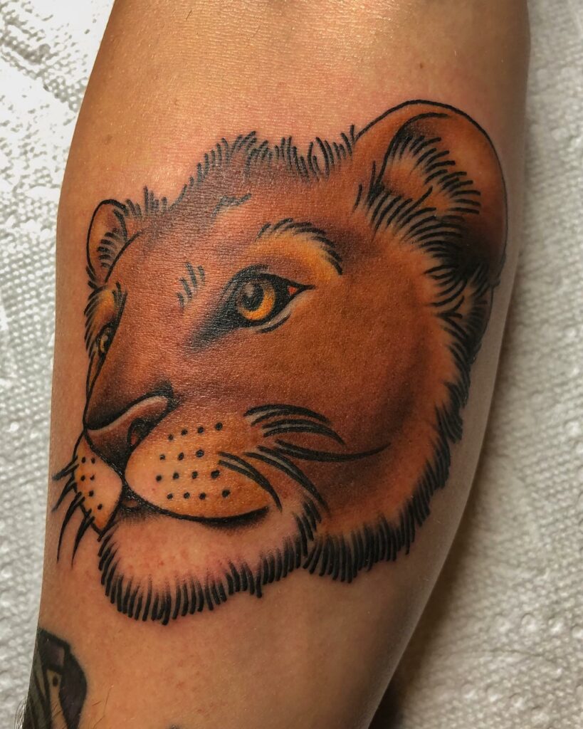 10+ Forearm Lion Tattoo Ideas That Will Blow Your Mind! 20 3D Lion Cub Tattoo