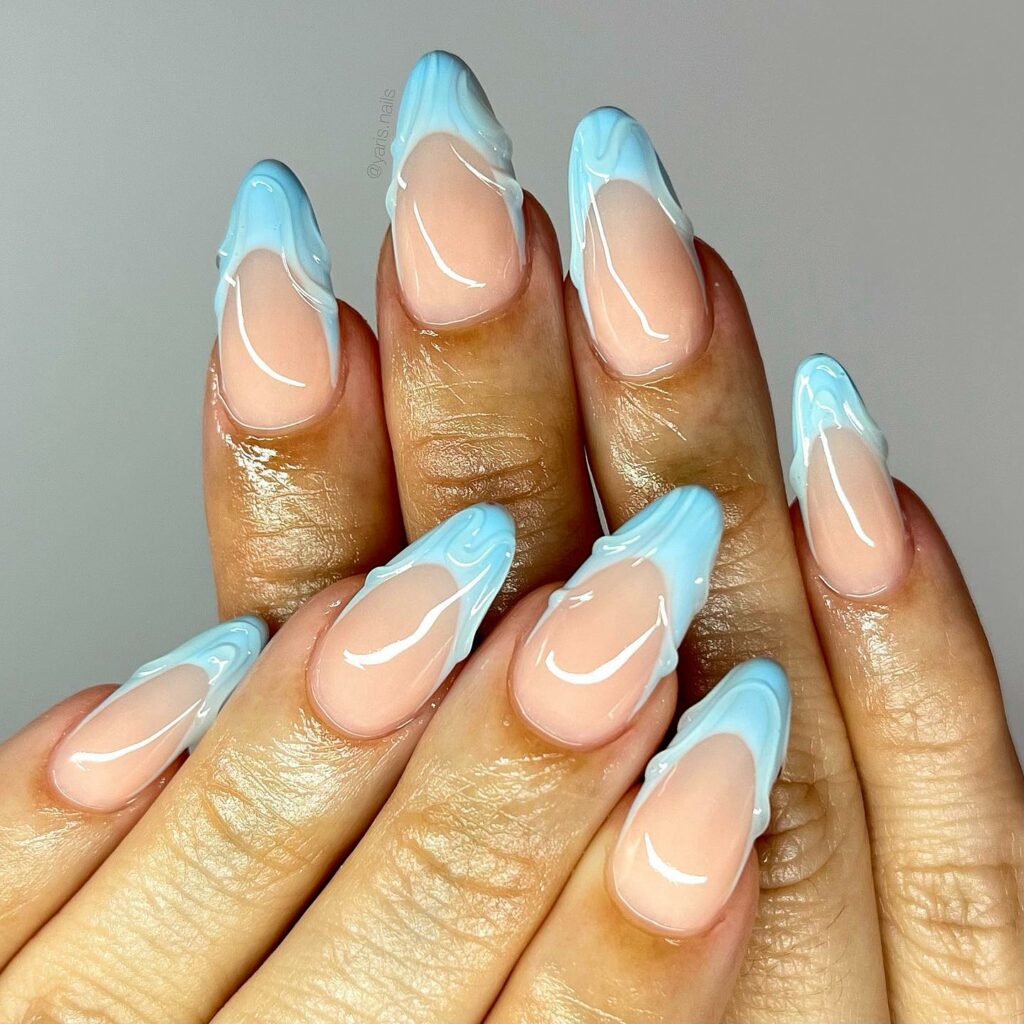 29 Vacation Nail Designs To Try In 2024 20 Vacation Nails with 3D Water Drops