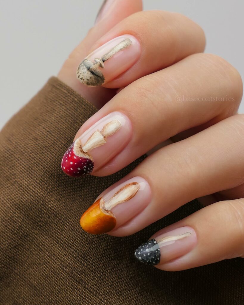 20 Latest Mushroom Nail Designs To Try In 2024! 22 Realistic Mushroom Nails Design