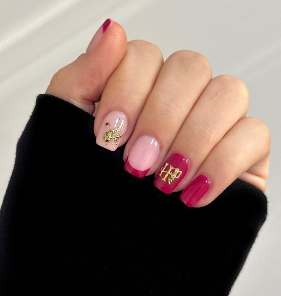 33 Latest Harry Potter Nail Ideas To Try In 2024! 11 Harry Potter Short Square Nails