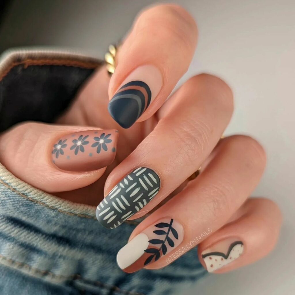 21 Latest Abstract Nail Art Ideas To Try in 2024! 22 Abstract Nail Art: Exploring Whimsy and Sophistication