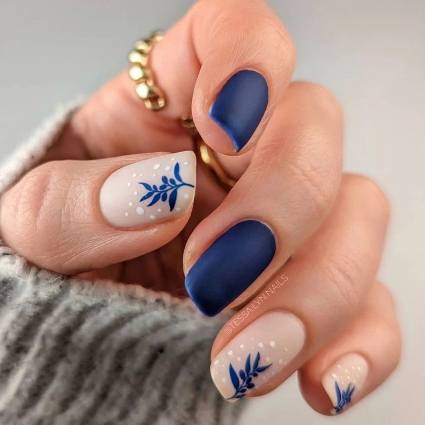 21 Latest Abstract Nail Art Ideas To Try in 2024! 29 Abstract Botanical Elegance: A Captivating Nail Design Story