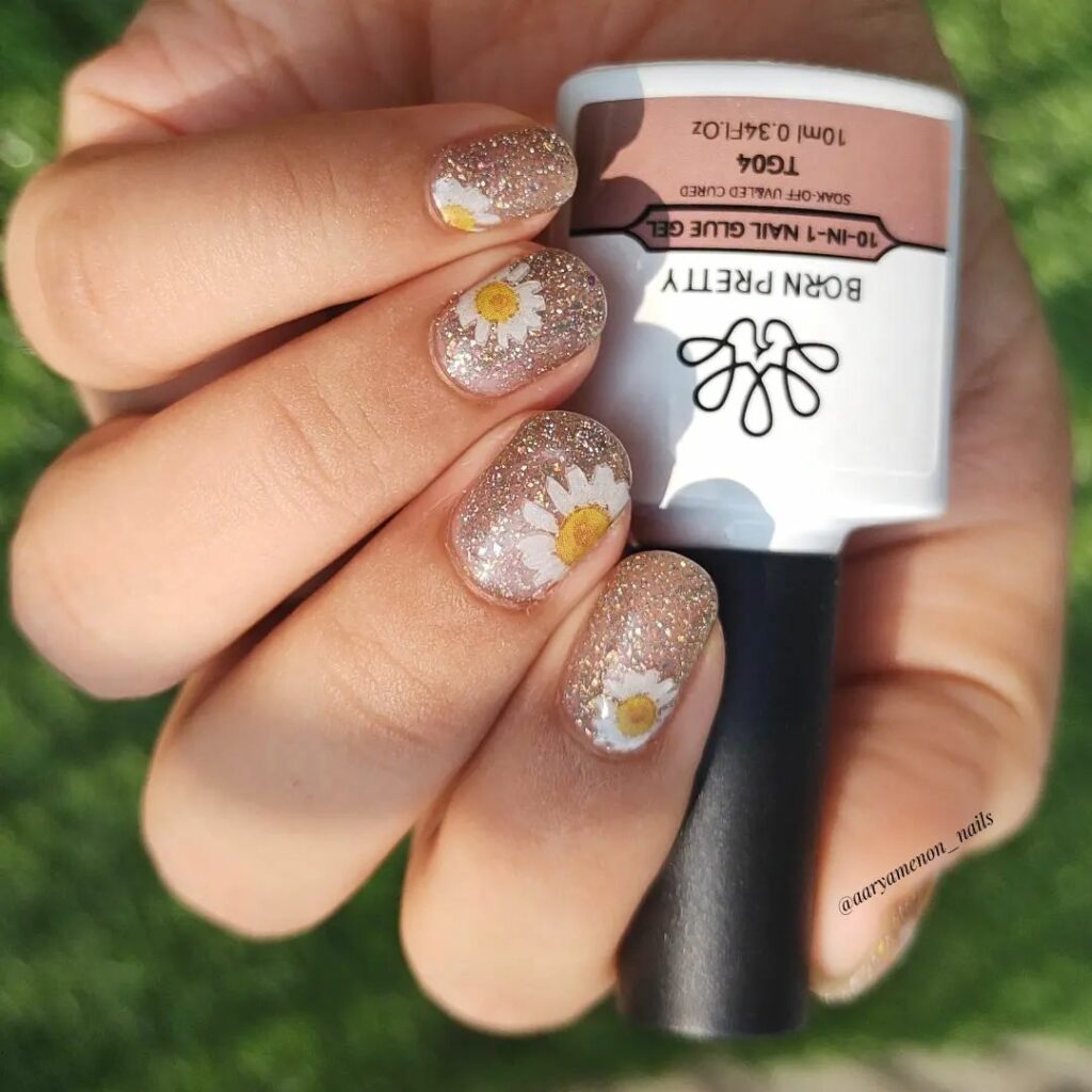34 Latest Floral Nail Designs To Try In 2024! 60