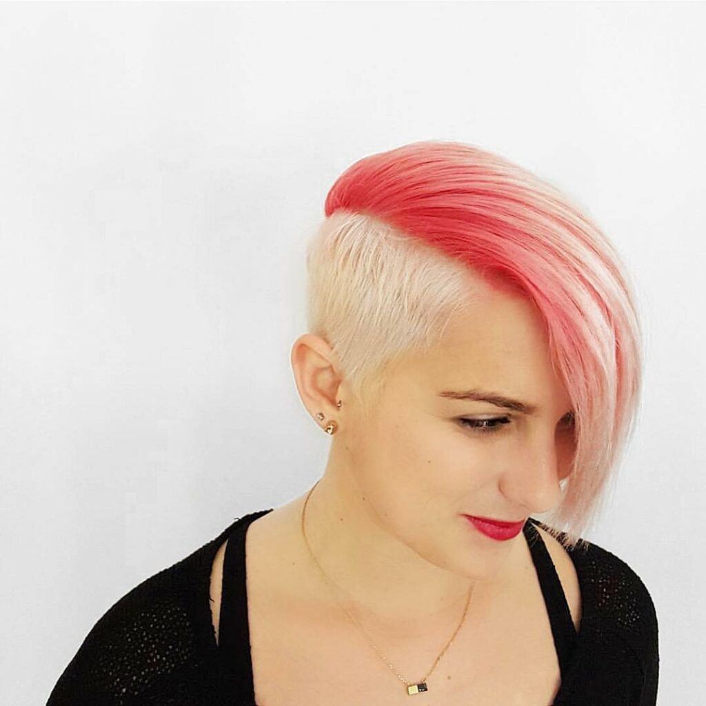 35 Short-Sided Shaved Female Hairstyles to Flaunt Your Boldness in 2024 11 Long Pixie Cut With Shaved Side