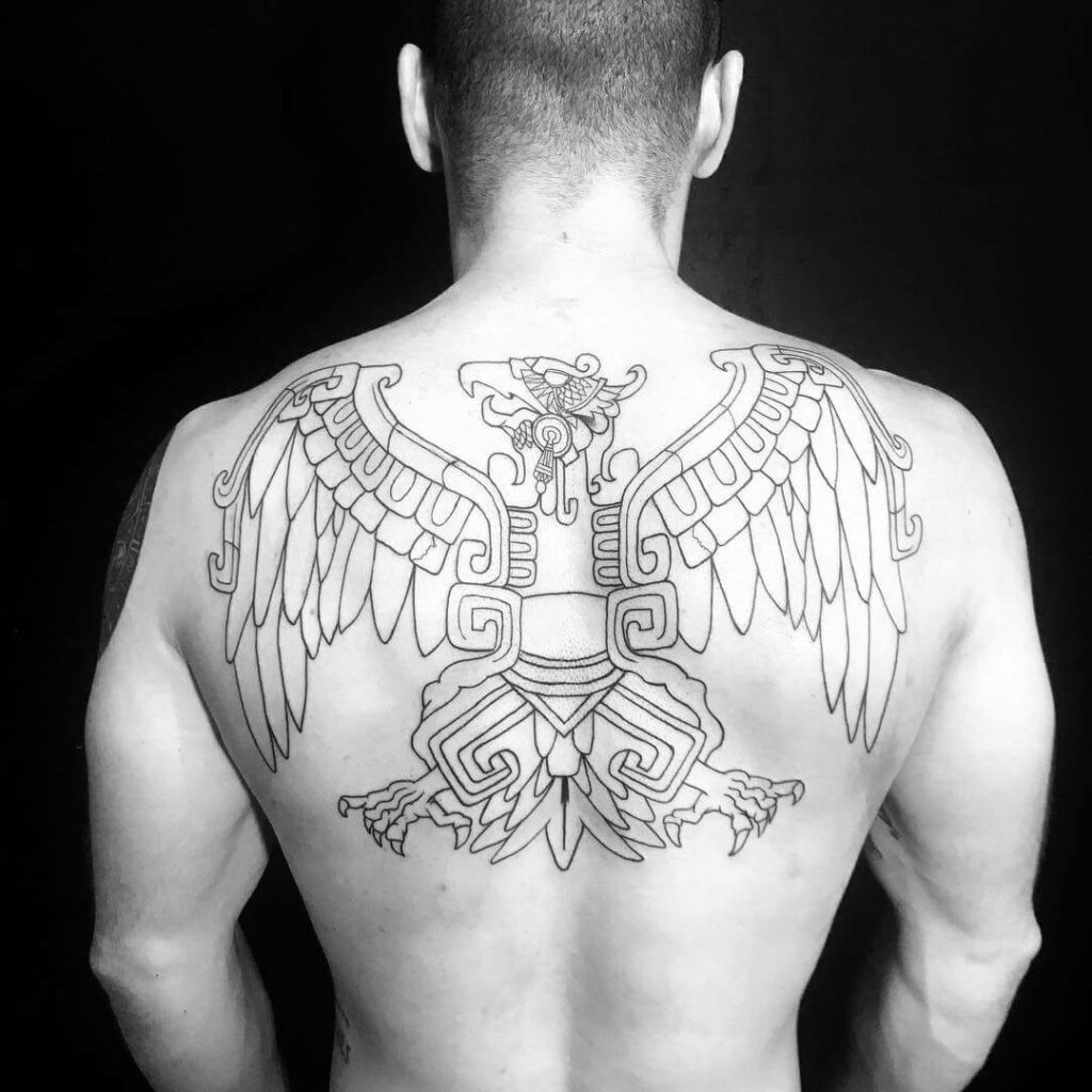 11+ Strength New Beginnings Tattoo Ideas That Will Blow Your Mind! 20 Amazing Aztec Eagle Tattoos To Symbolize Strength