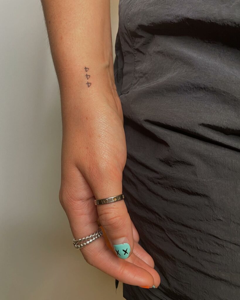 11+ 444 Tattoo Ideas That Will Blow Your Mind! 15 444 Angel Number Tattoo Small