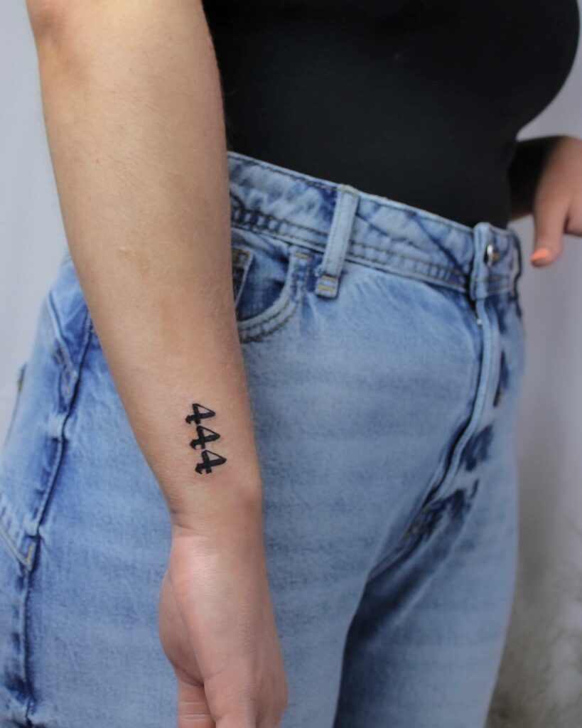 11+ 444 Tattoo Ideas That Will Blow Your Mind! 18 444 Tattoo Ideas On Wrist