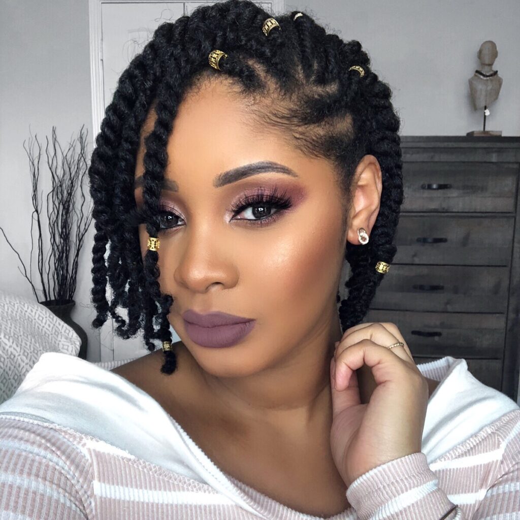 25 Natural Hairstyles Ideas to Embrace Your Authenticity in 2024 32 Two Strand Twist