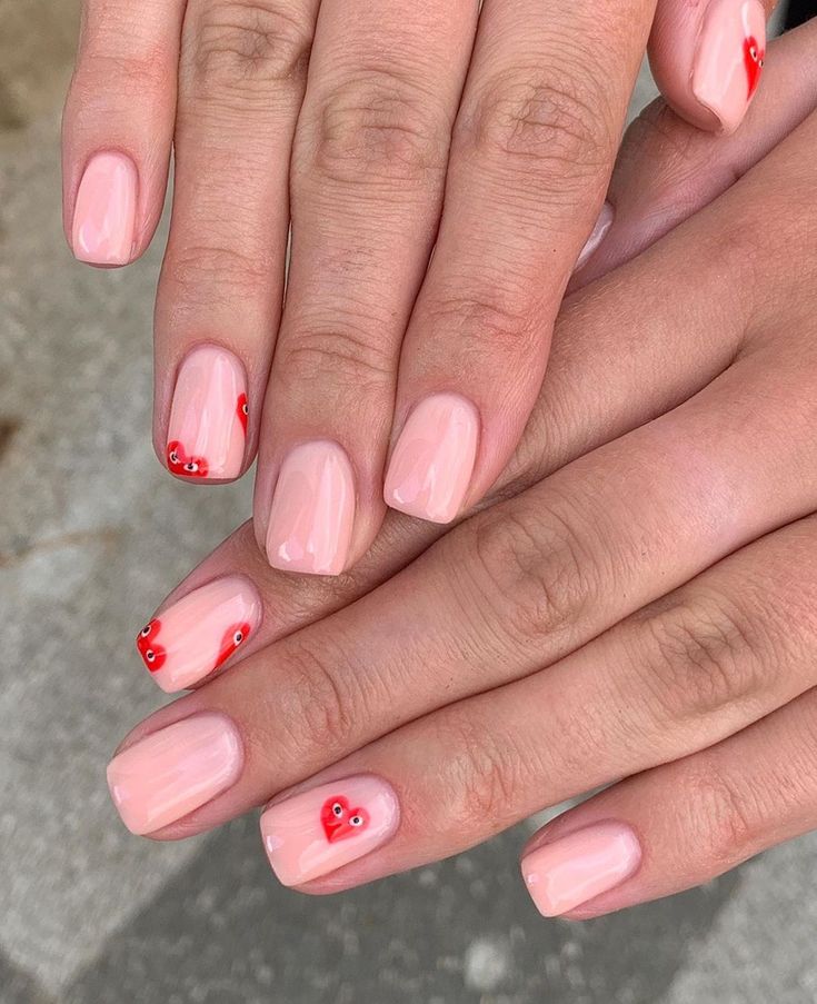 18 Latest Heart Shape Nail Designs To Try For Valentine's Day 2024! 25
