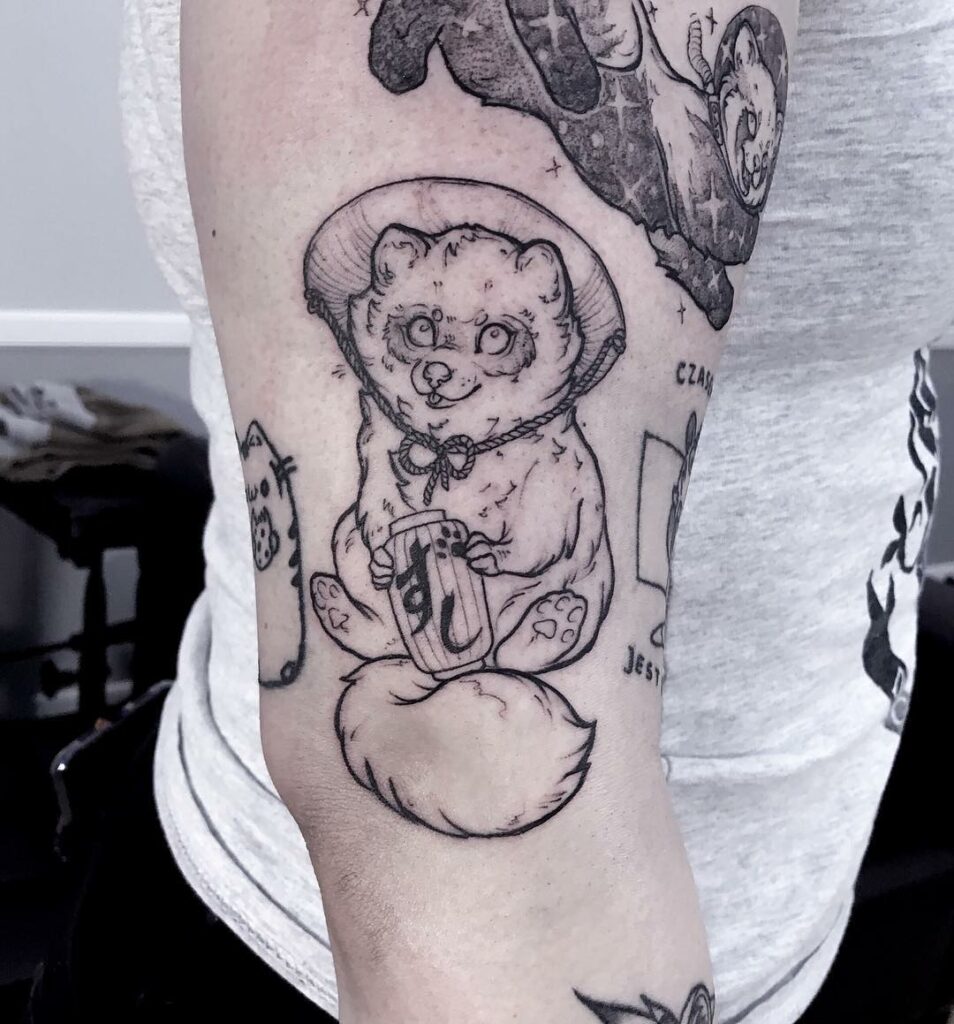 JAPANESE TATTOOS: HISTORY, MEANINGS, SYMBOLISM & DESIGNS 28 Tanuki Tattoo