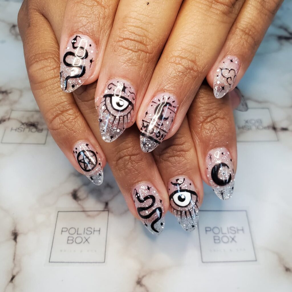 Express Yourself with 30 Emo Nail Designs in 2024 38 Enchanted Occult Elegance