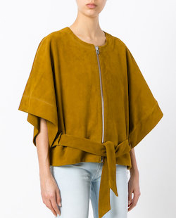6 Mustard Yellow Short Kimono Jacket