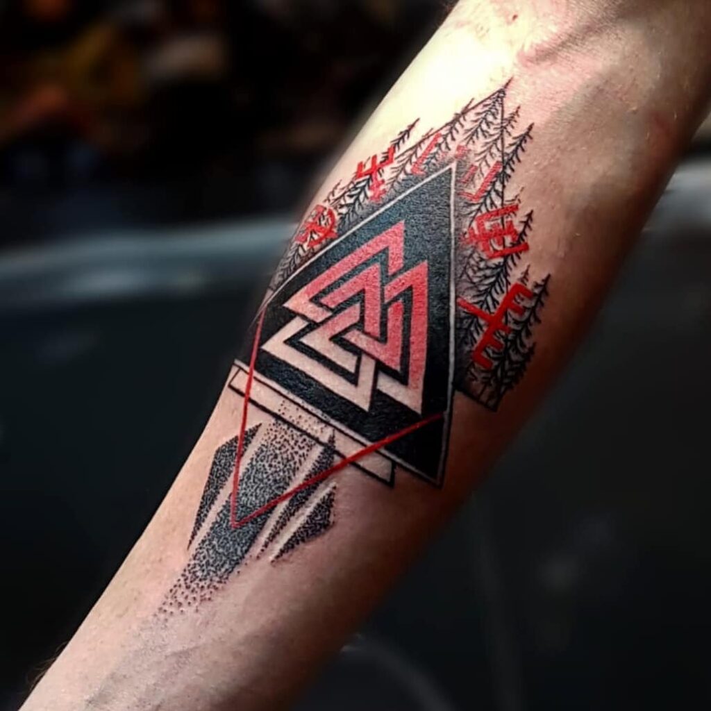 21+ Bad Luck Tattoos Ideas You Need To See! 15 Valknut Tattoos