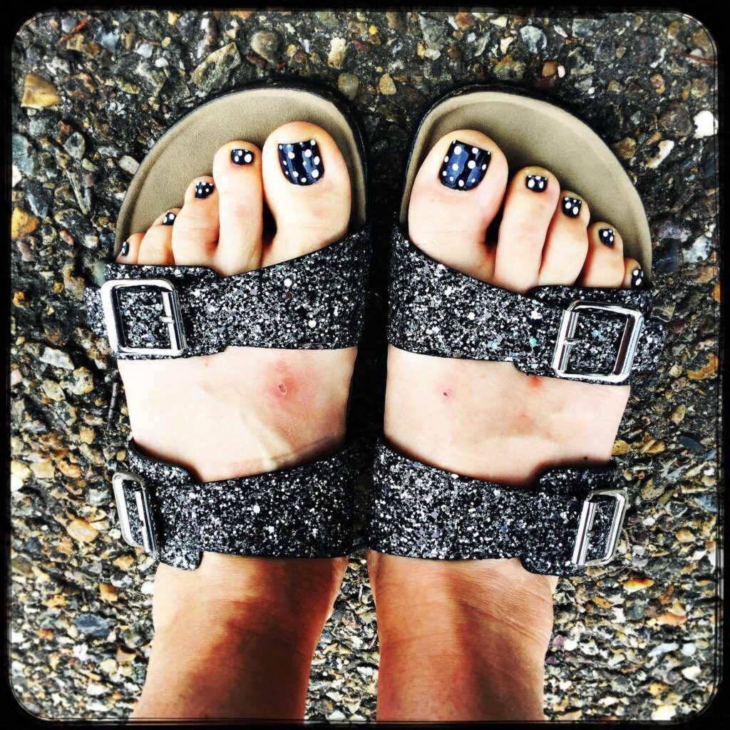 35 White Pedicure Ideas for a Chic Look in 2024 43 Fun Times with Bright Polka Dots