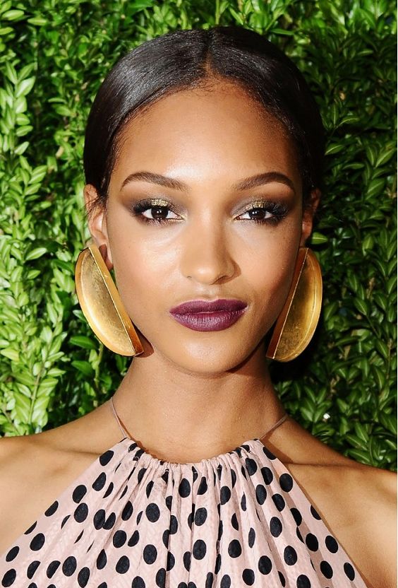 68d33f19df3ae2e3c44b6ffb55e11fec Jourdan Dunn Mauve Lipstick