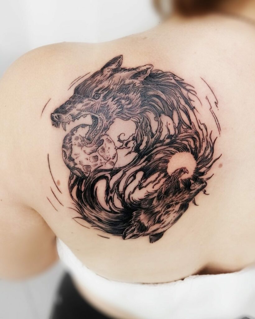 12+ BEST WOLF TATTOO DESIGNS & MEANING FOR MEN AND WOMEN 16 Celtic Wolf Tattoo