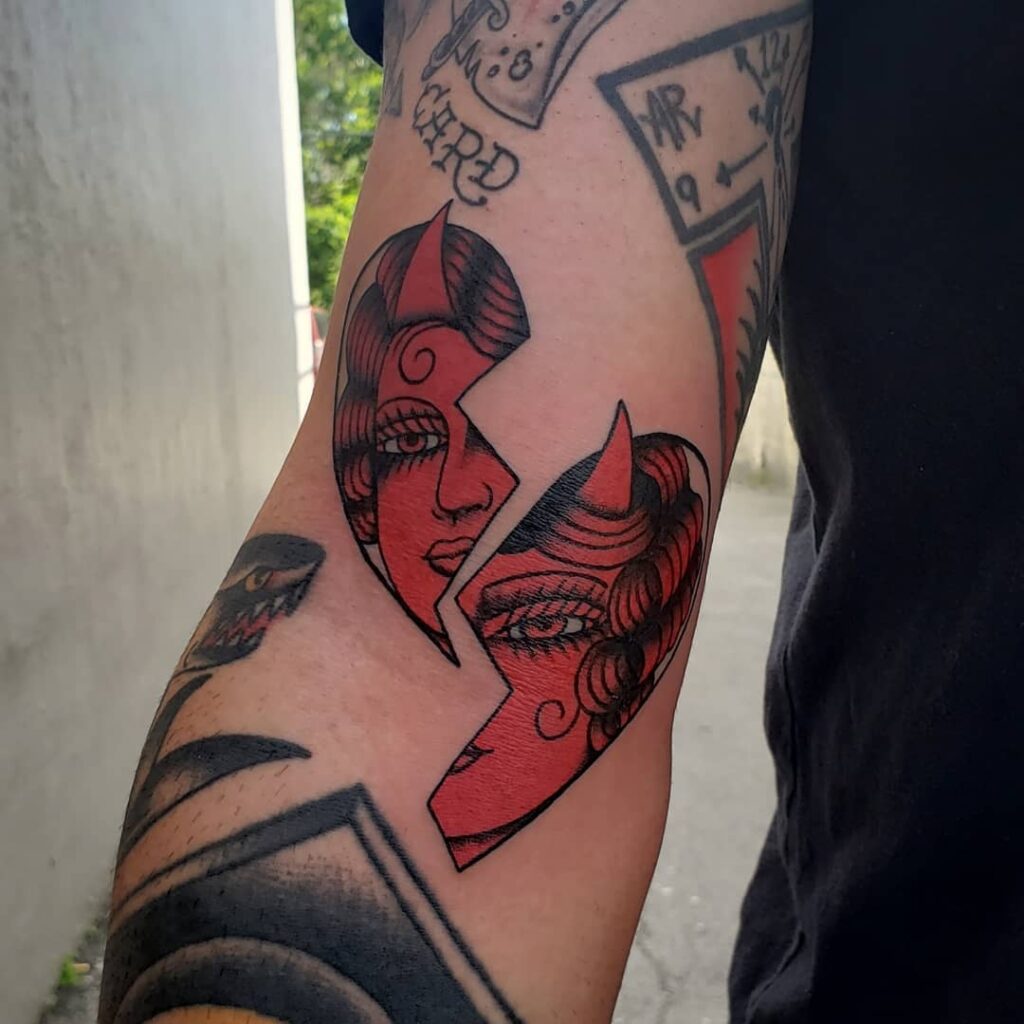 10+ BEAUTIFUL BROKEN HEART TATTOOS YOU NEED TO SEE! 20 Broken Heart Tattoo