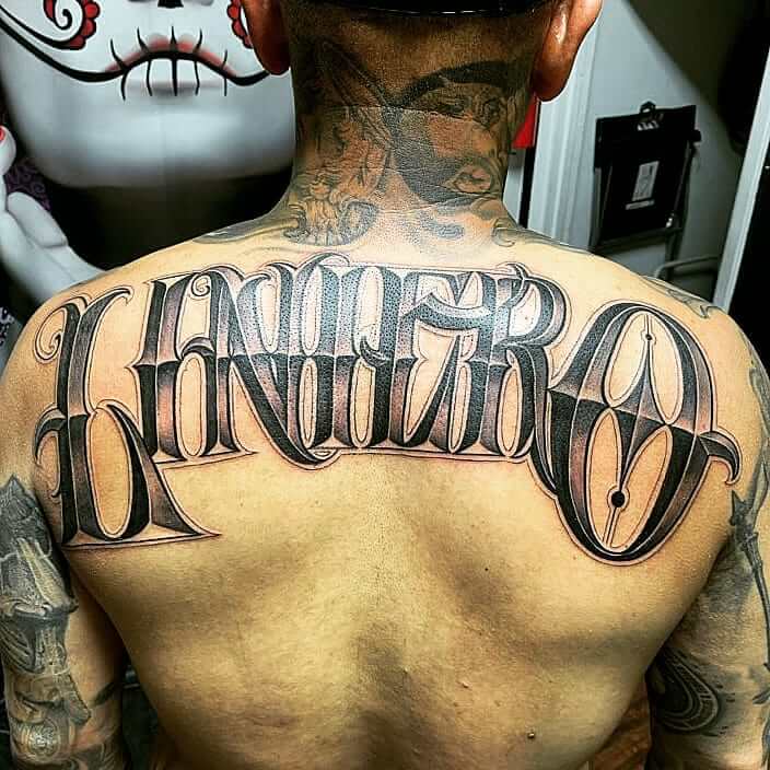 12+ Lineman Tattoo Ideas To Inspire You! 16 Single Word Bold Lineman Tattoo