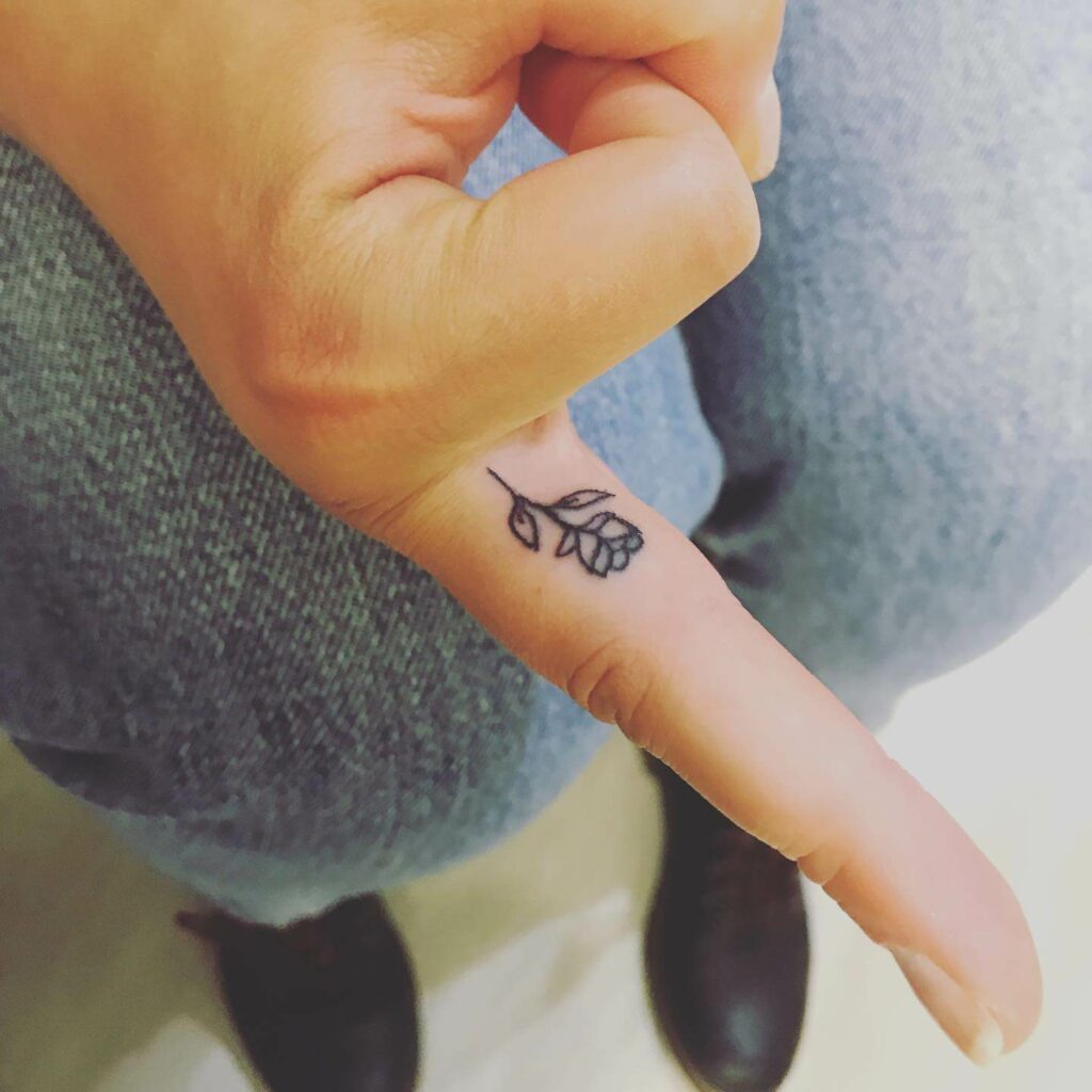 24 Latest Finger Tattoo Ideas To Try In 2024 20 Rose Finger Tattoo