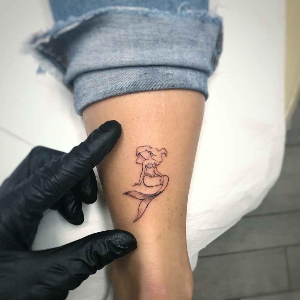 Amazing Little Mermaid Tattoo Designs & Meanings For 2024 16 Small and Simple Little Mermaid Tattoo