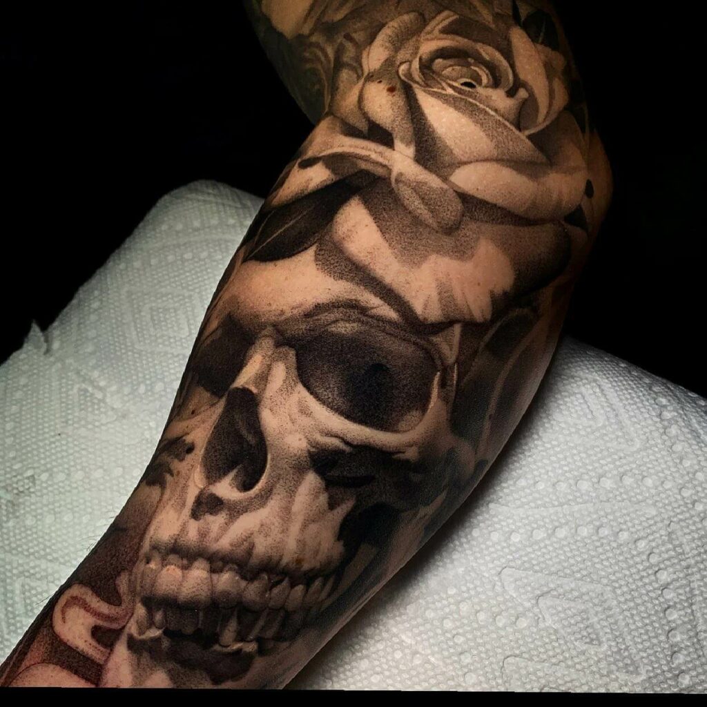11+ Forearm Rose Tattoo Ideas That Will Blow Your Mind! 13 Rose tattoos with other elements