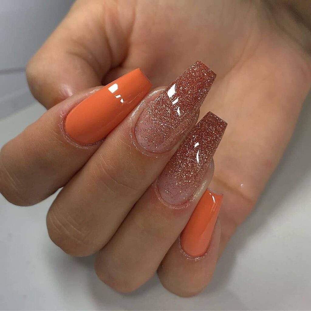 Get Peachy with 30 Peach Nail Designs for 2024 38 Neon Peach Nails