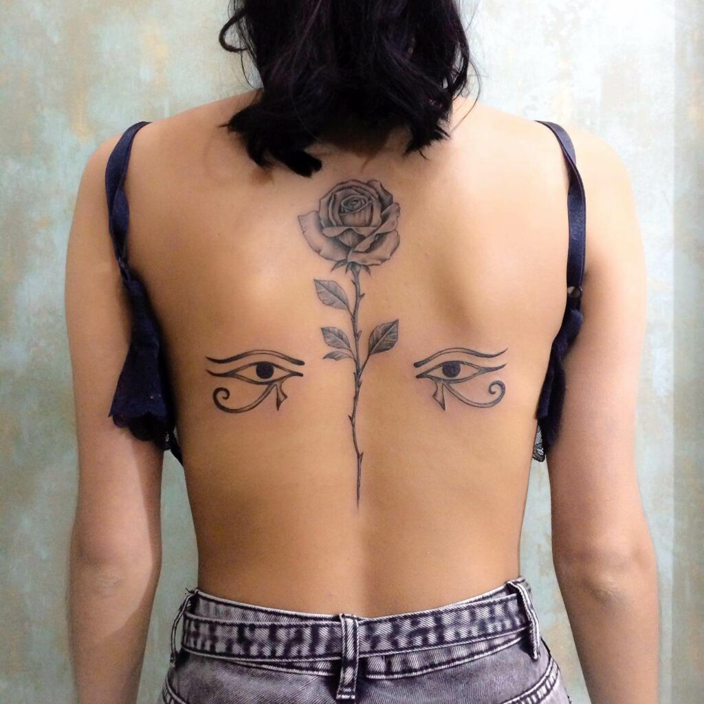 10+ Rose Spine Tattoo Ideas That Will Blow Your Mind! 20 Rose Tattoo on Back
