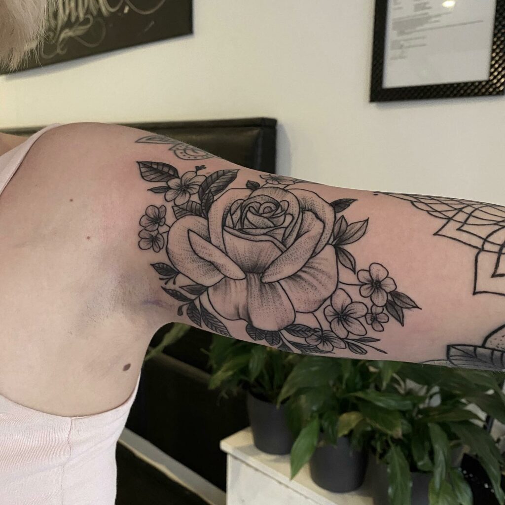FLORAL TATTOO MEANINGS & 10 AMAZING DESIGNS TO INSPIRE YOU! 25 Inner Arm Flower Tattoo