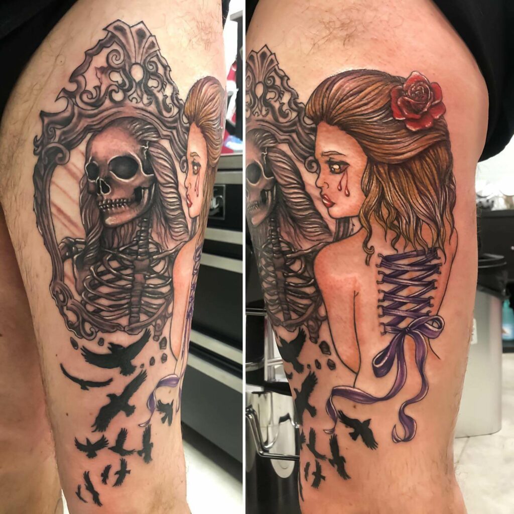 11+ Dolls Tattoo Ideas That Will Blow Your Mind! 11 The Crying Doll Tattoo