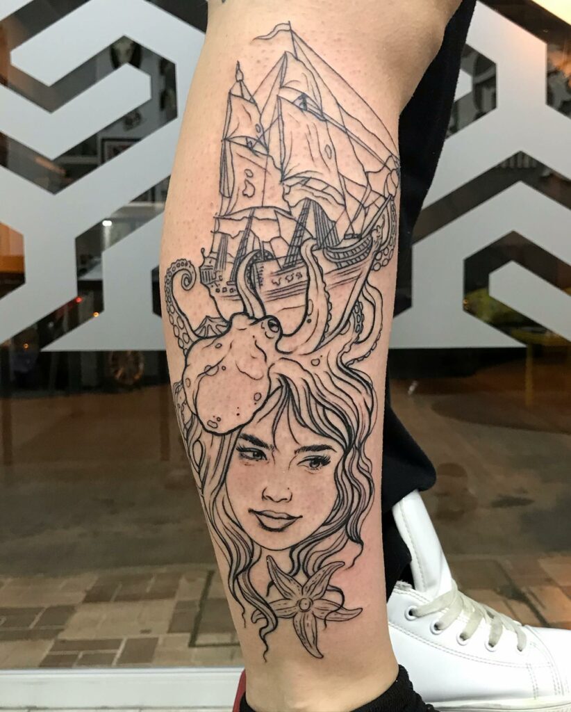 OCTOPUS TATTOOS - WHAT DO THEY REALLY MEAN? 12 AMAZING DESIGNS TO INSPIRE YOU 16 Ship and Octopus Tattoo Meaning
