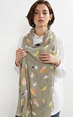 Oliver Bonas Flutter Collage Scarf Flutter Collage Scarf Oliver Bonas
