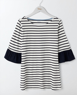 9 Boden Rae Ruffle Sleeve Tee
