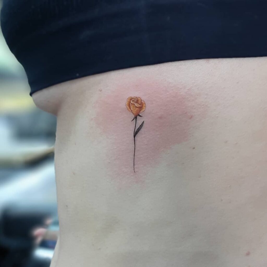 11+ Rose Side Tattoo Ideas That Will Blow Your Mind! 14 Side Boob Rose Tattoo