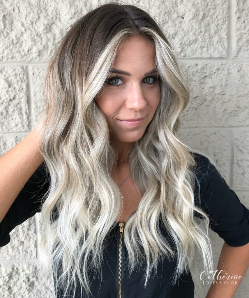 44 Trendy Blonde Highlights On Brown Hair Ideas to Try in 2024 15 Platinum Perfection