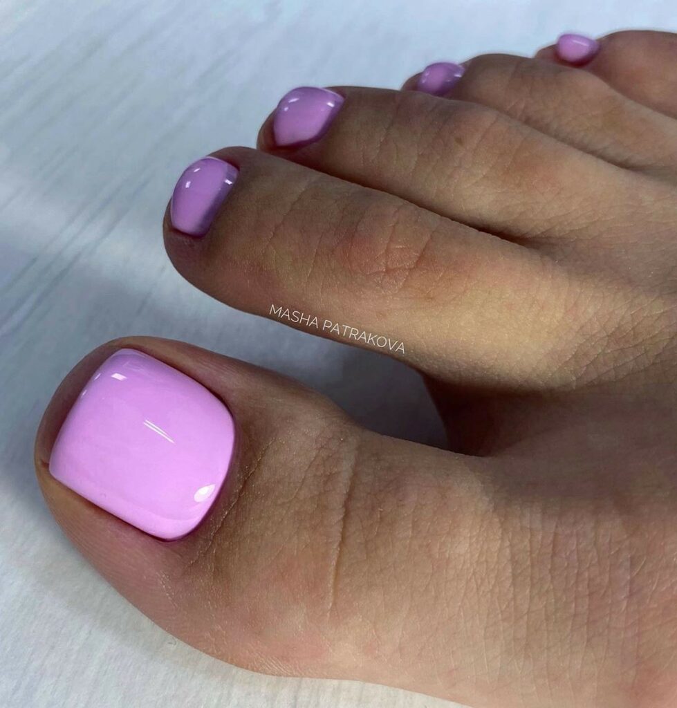 25 Latest Purple Pedicure Designs to Try In 2024! 34 Lustrous Glazed Purple Pedicure