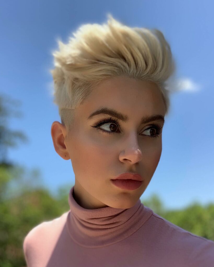 35 Short-Sided Shaved Female Hairstyles to Flaunt Your Boldness in 2024 16 The Edgy Undercut Pixie