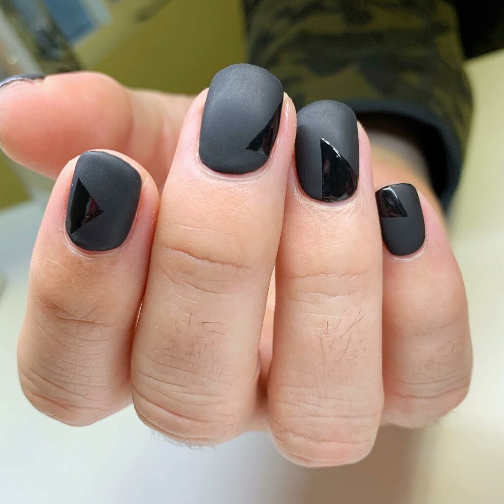 35 Latest Black Matte Nail Designs To Try In 2024! 47 Matte Black Nails