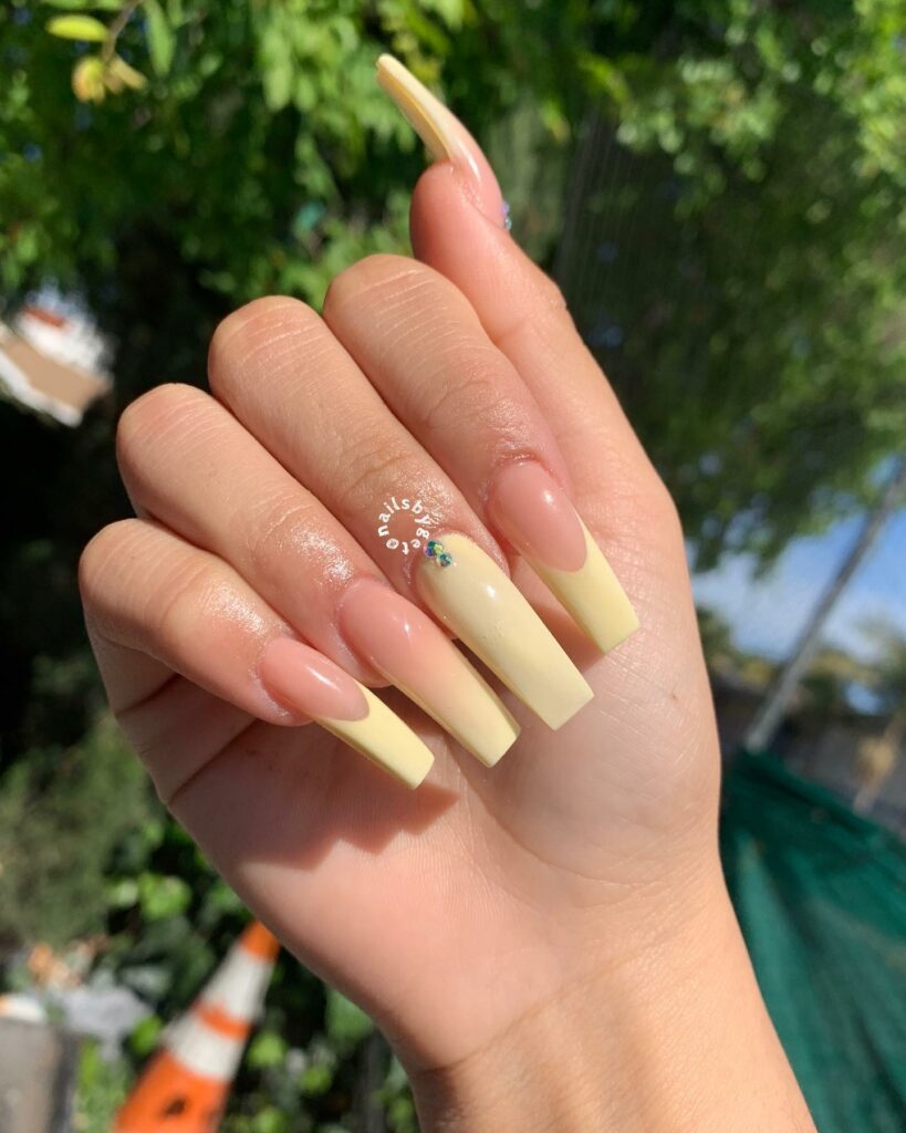 21 Latest Yellow French Tip Nail Designs To Try in 2024! 25 Yellow French And Ombre Long Nails