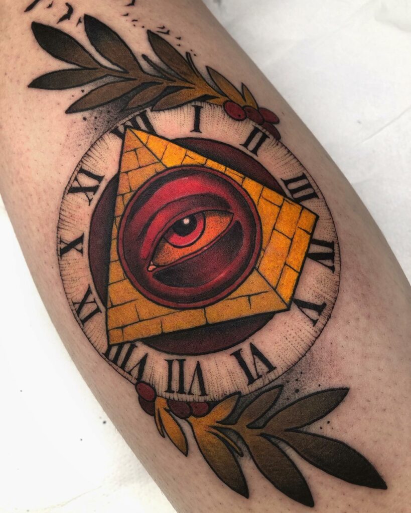 Amazing Pyramid Tattoo Designs + Their Meanings - Updated For 2024 19 Pyramid Tattoos