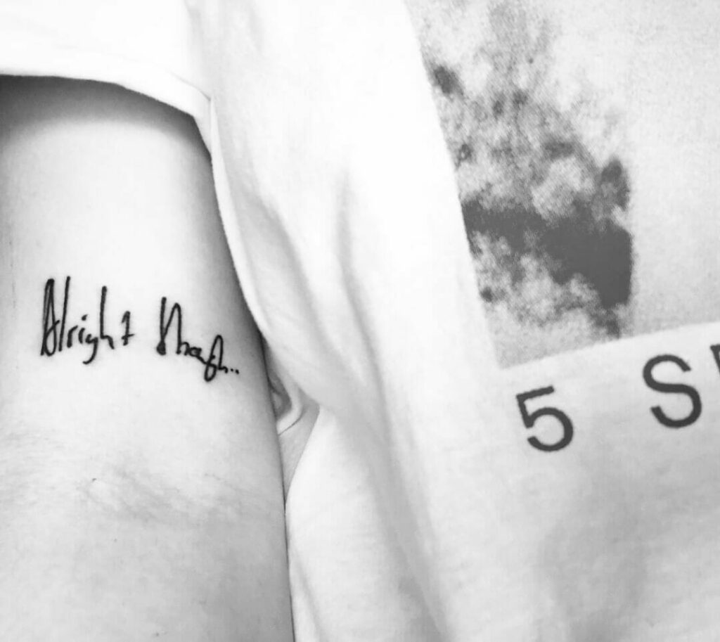 11+ 5sos Tattoo Ideas That Will Blow Your Mind! 20 A 5sos Lyrical Tattoo