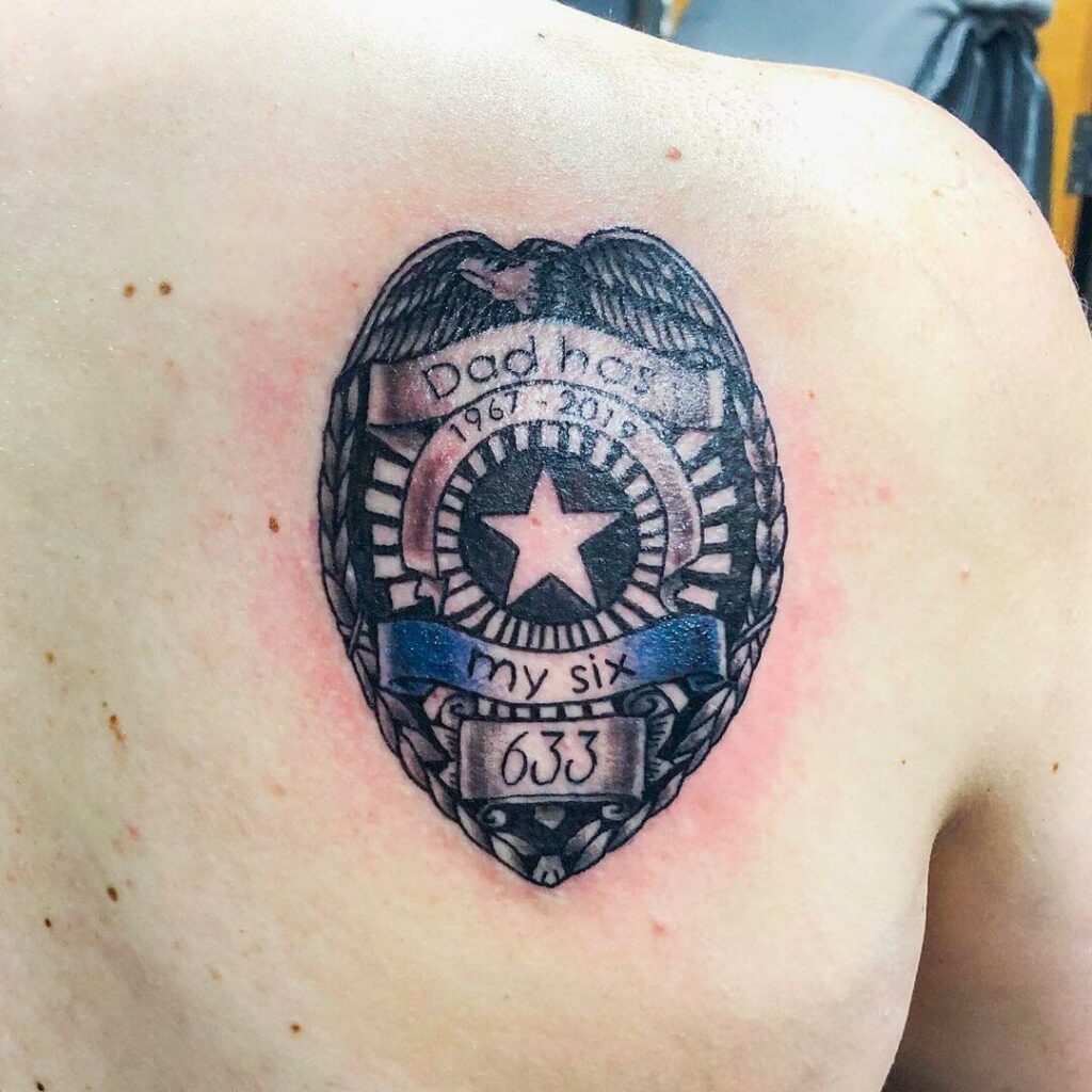 11+ Correctional Officer Tattoo Ideas That Will Blow Your Mind! 14 A Correctional Officer Badge Tattoo