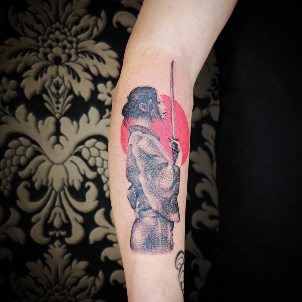 12+ Samurai Girl Tattoo Ideas To Inspire You! 20 A Realistic Geisha Samurai Tattoo
