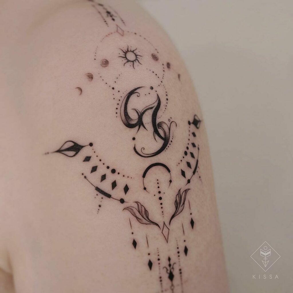 11+ Leo Constellation Tattoo Ideas You Have To See To Believe! 18 A Stunning Leo Constellation Tattoo