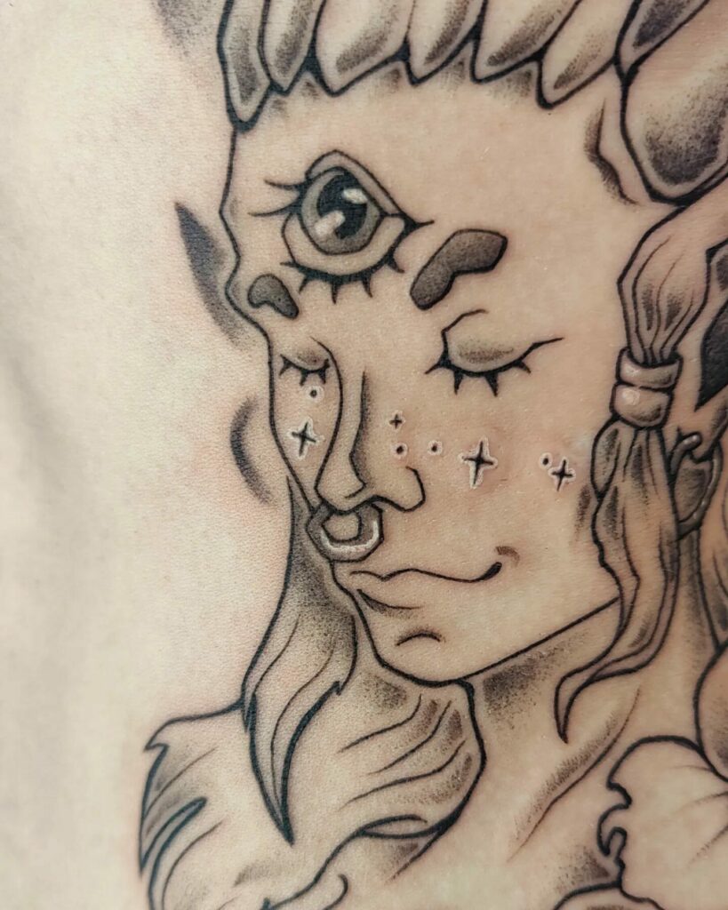 11+ Taurus Tattoo Simple Ideas That Will Blow Your Mind! 18 A Woman Taurus Tattoo